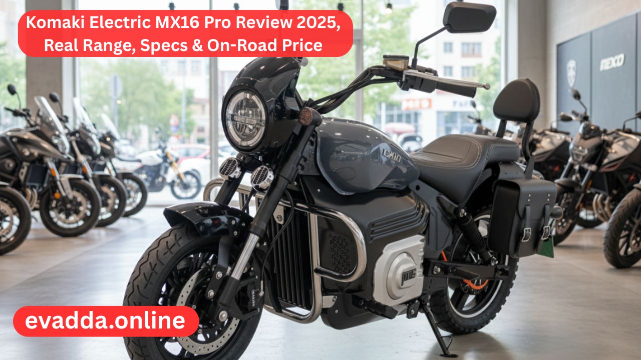 Komaki Electric MX16 Pro Review 2025, Real Range, Specs & On-Road Pricec