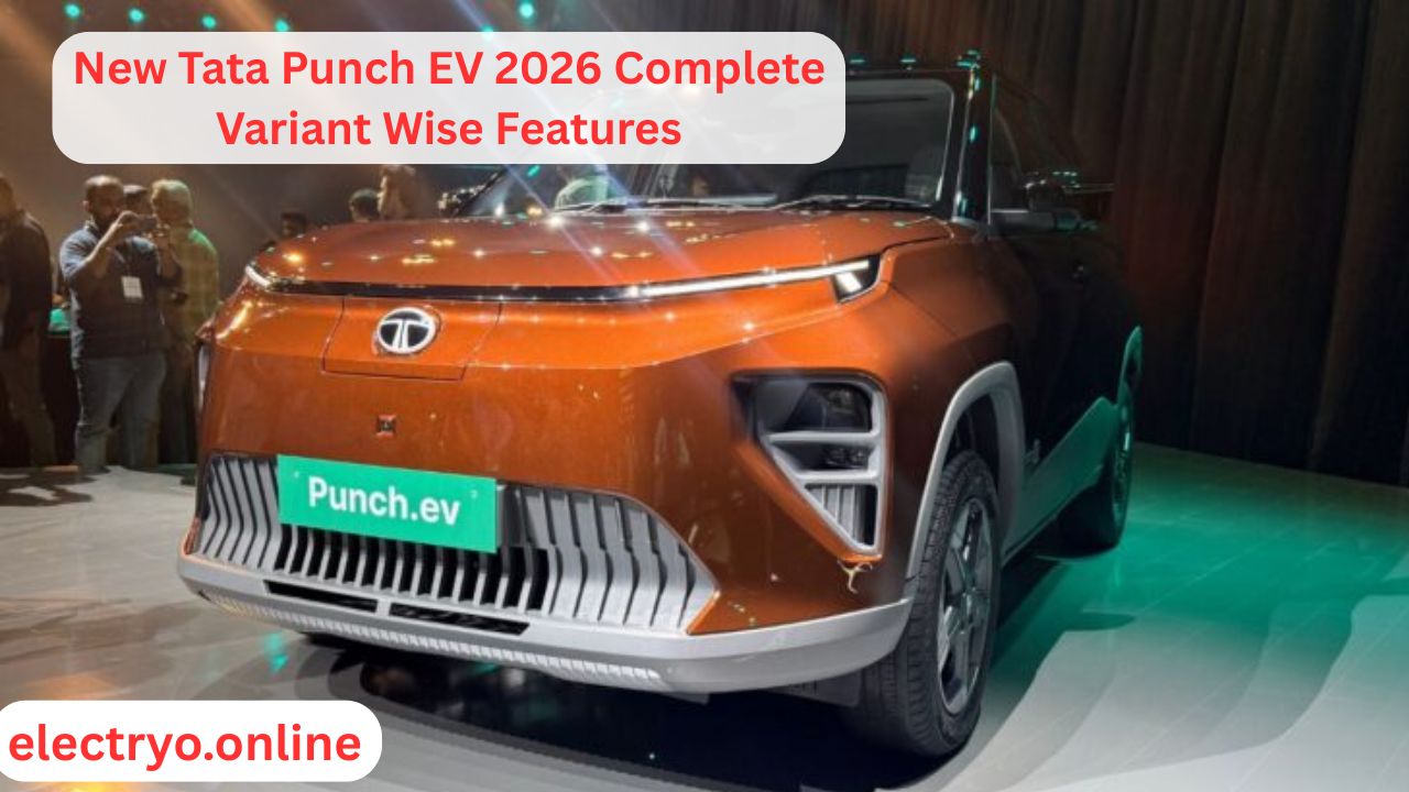 New Tata Punch EV 2026 Complete Variant Wise Features, Breakdown, Price & Specifications Explained