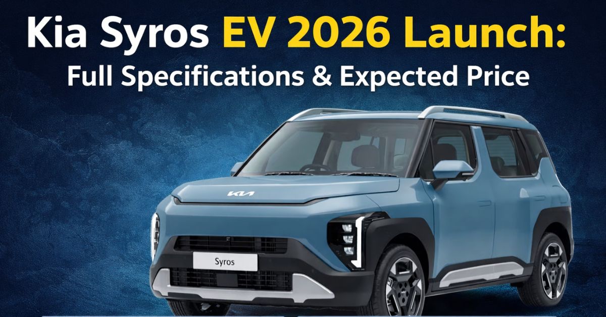Kia Syros EV 2026 Launch: Full Specifications & Expected Price